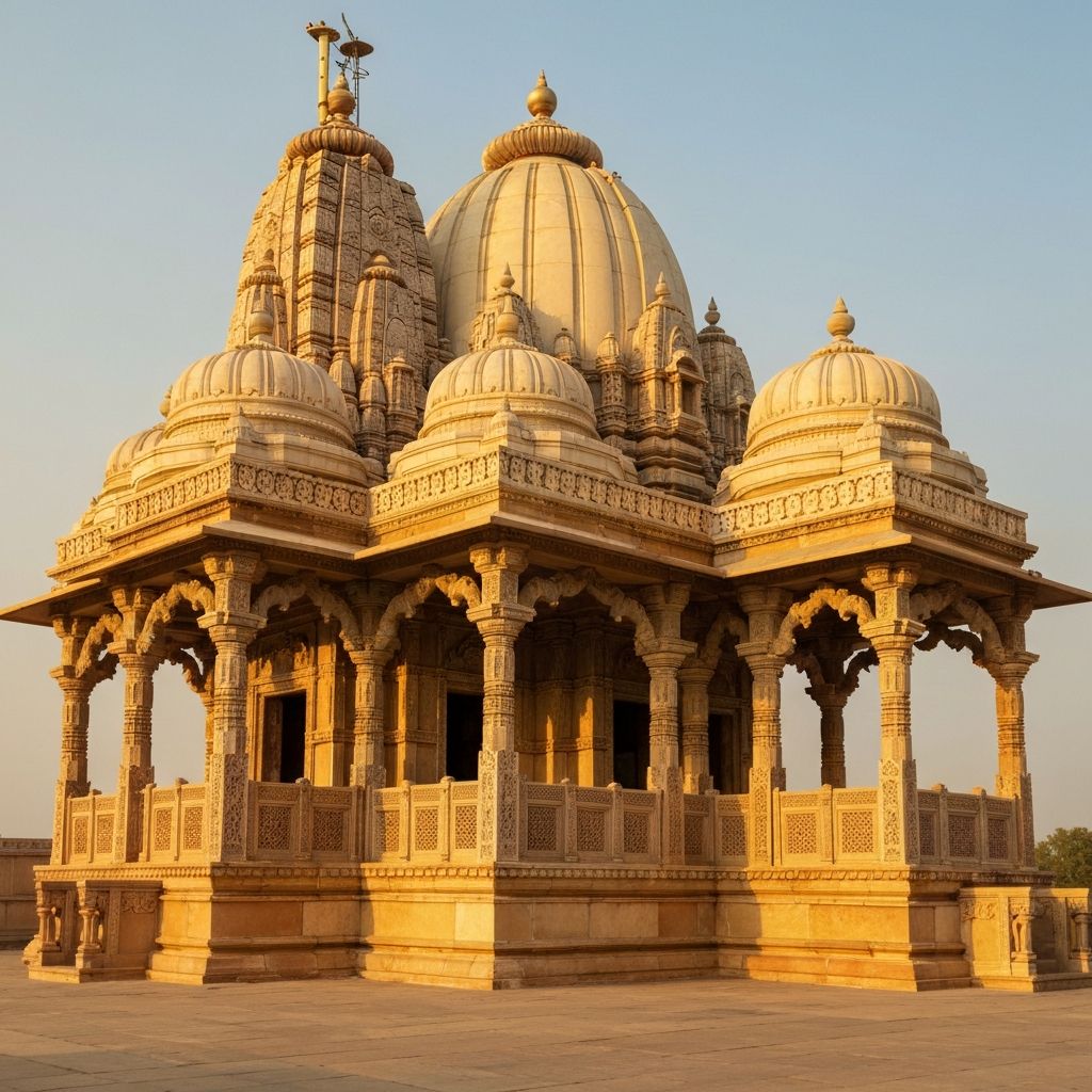 Best Sandstone Temple Manufacturer in Bawanpara, Sikandra, Dausa - Neeraj Stone Articles